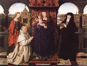 Jan Van Eyck Virgin and Child with Saints and Donor Spain oil painting artist